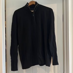 Mens Banana Republic wool 1/4 zip size XL